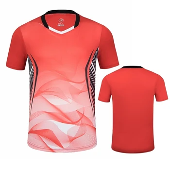2020 Badminton Trička Sportovní trička Muži , Ženy, Rychlé Suché Prodyšný Stolní Tenis Košile Běžecké Tričko Fitness Tenis Košile