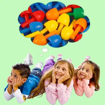 96/296PCS Houba Nehty DIY Handmade Hračky, dětské Vzdělávací Hračky, dětské Inteligentní 3D Puzzle Jigsaw Deska Dárky