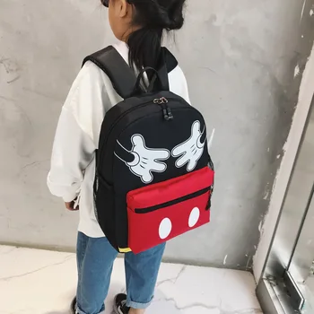 Disney Mickey mouse Děti batoh školní batoh, chlapec, dívka taška karikatura mateřské školy taška přes rameno chlapce Primární student