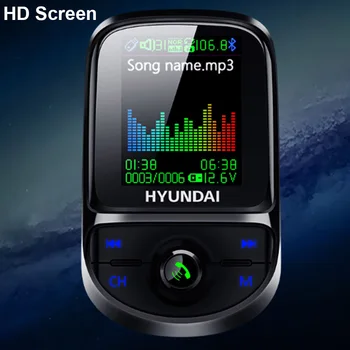 KDsafe 1,8 palcový Auto MP3 Přehrávač Bluetooth QC3.0 Nabíječka Rychle AUX Rozhraní Napětí Monitor Barevný Displej Auto FM Vysílač