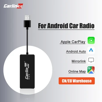 Loadkey & Carlinkit Kabelové Carplay Android Auto Dongle pro Systém Android Displej Smart link Podpora Mirror-link IOS 14 Mapě Hudba