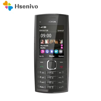 Originální Odemčený Nokia X2-02 Single Core Symbian OS, Bluetooth, FM Rádio, Dual SIM 1020mAh Černé a Červené Repasované doprava Zdarma