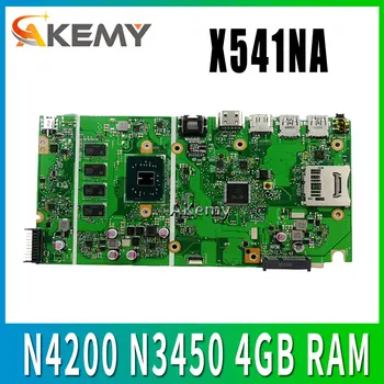 X541NA REV 2.1 základní deska pro ASUS X541NA notebooku základní deska X541N mainboard test OK N4200 N3450 N3350 CPU 4 jádra, 4GB RAM