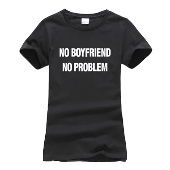 Bavlněné módní značky oblečení punk ženské t-shirt ŽÁDNÝ PŘÍTEL ŽÁDNÝ PROBLÉM vtipné camisetas 2019 letní Kawaii tisk T košile Ženy