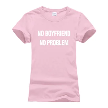 Bavlněné módní značky oblečení punk ženské t-shirt ŽÁDNÝ PŘÍTEL ŽÁDNÝ PROBLÉM vtipné camisetas 2019 letní Kawaii tisk T košile Ženy