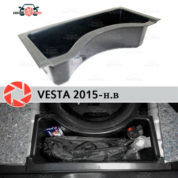 Pro Lada Vesta - organizér v zavazadlovém prostoru, kola, ABS plast ochranný kryt car styling příslušenství garda